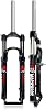 Bike Suspension Fork 26inch Travel 110mm Mountain Bikes Spring Fork 1-18 Straight Bike Mechanical Forks Disc Brake V-Brake Bike Fork Manual 9  100mm QR