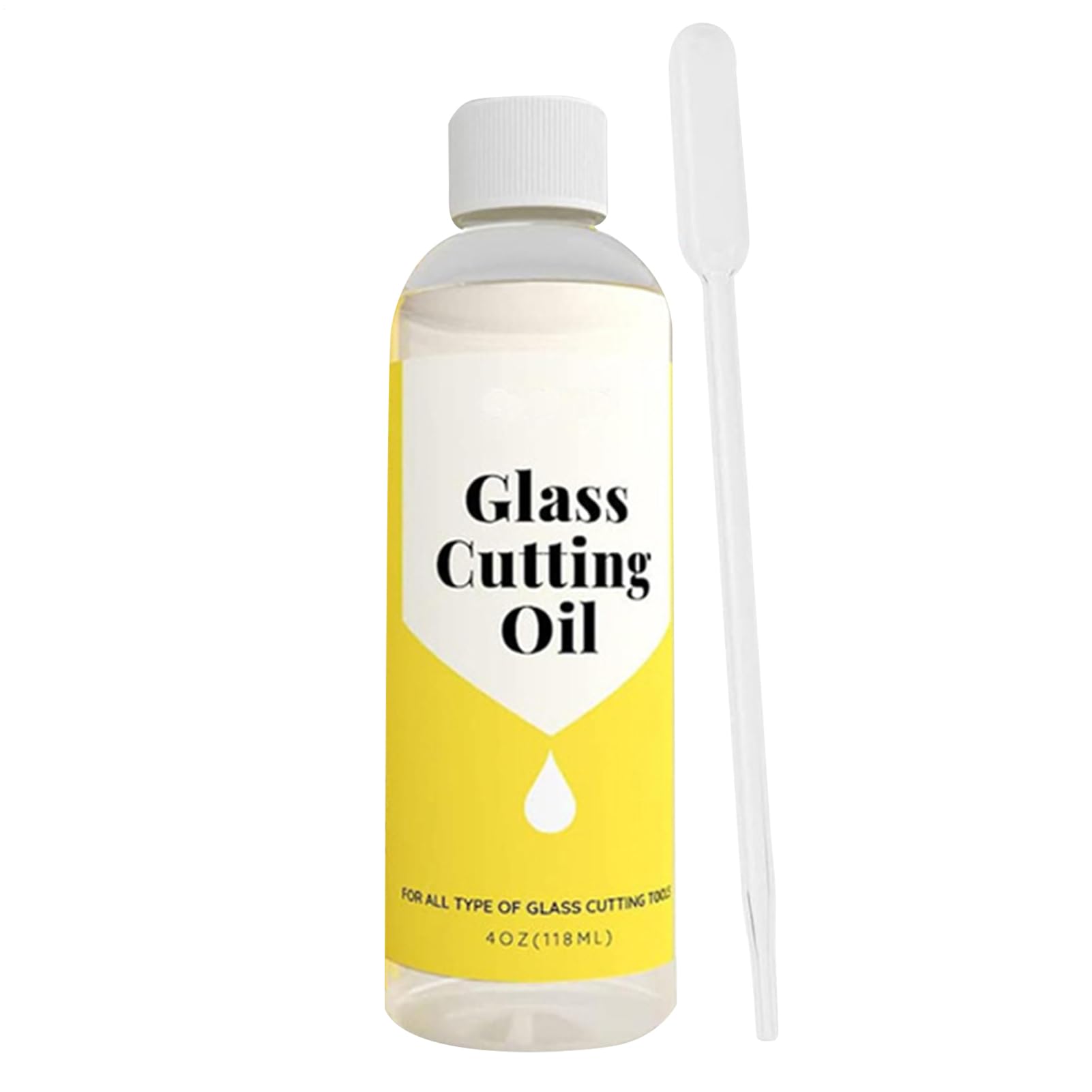Aceite Para Cortar Vidrio - Herramientas De Corte Para Espejos Y Cristales | Botella De Aceite De 120 Ml Para Proyectos De Trabajo, Manualidades, Arte, Modelado Y Ventanas