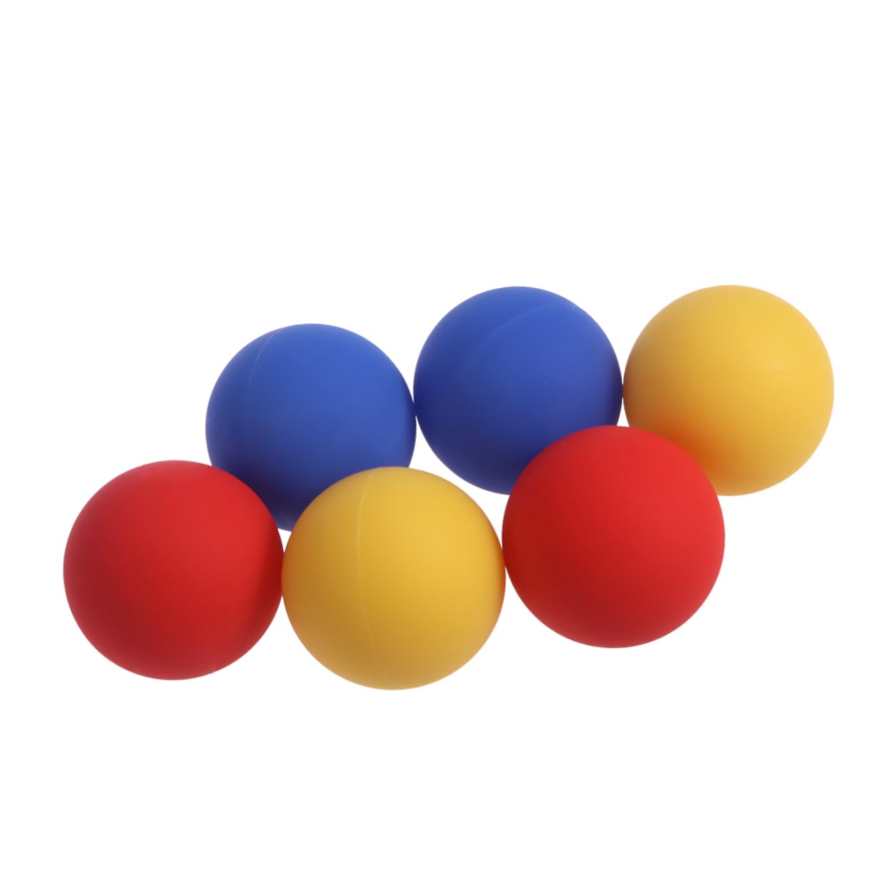 ORFOFE Balles de Massage Couleur Aléatoire Lot de 10 en Silicone Relâchement, Soulagement des Nœuds Musculaires, Portable pour Points de Déclenchement