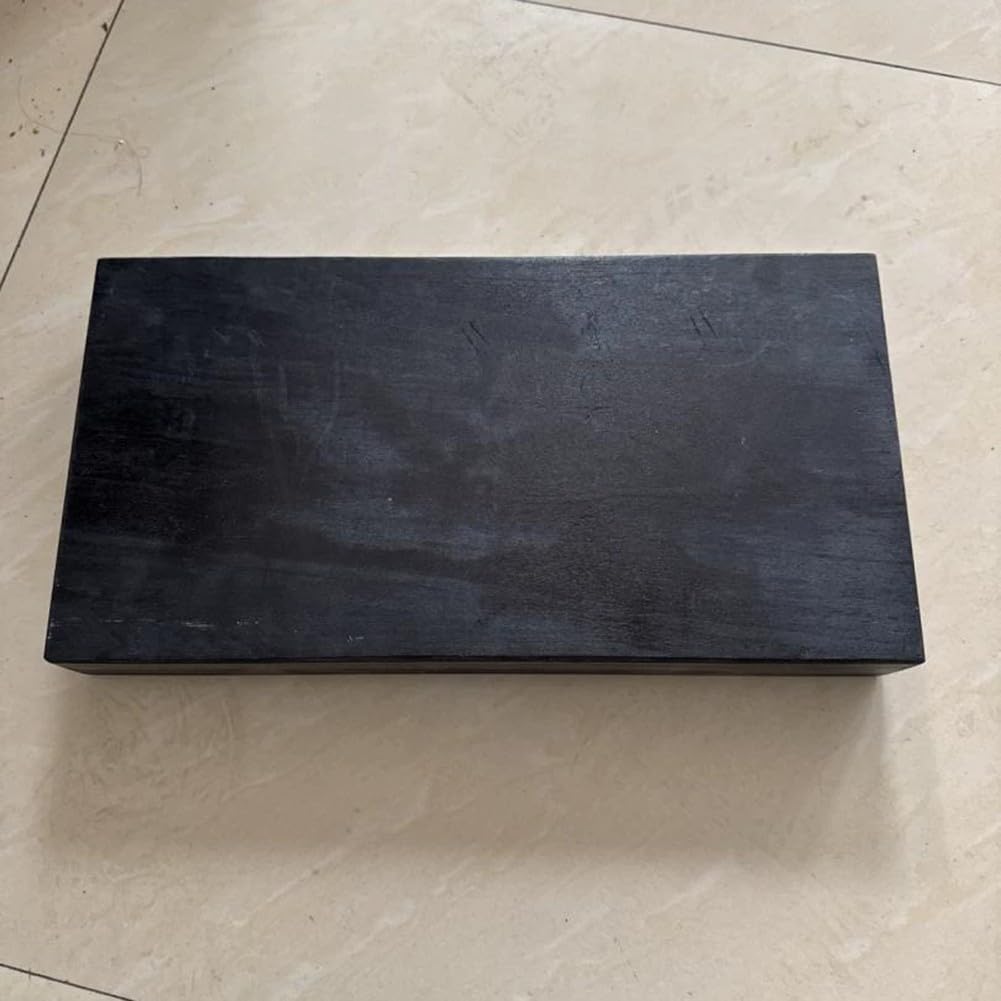 Gdfnmogo Verdecktes Wandregal, verstecktes schwebendes Holzregal mit Geheimfach für Wohnzimmer, Zuhause, Büro, Organisation, platzsparendes Design, 40 x 21 x 7,2 cm (schwarz)