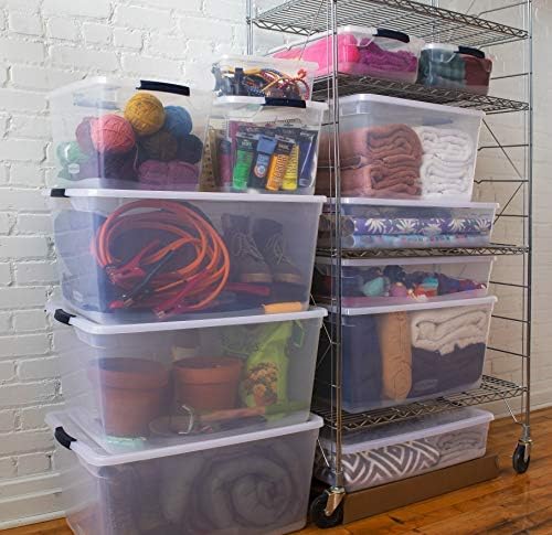 rubbermaid cleverstore clear 41 qt