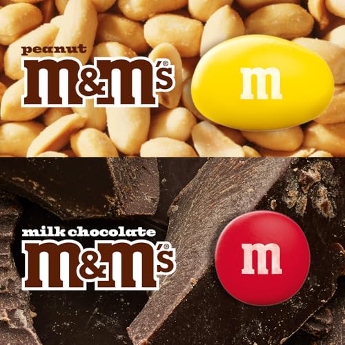 image for M&M's M&M's Milk Chocolate and Peanut Bulk Candy Jars, Assort