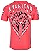 American Fighter Men's T-Shirt Galloway Crew Neck Pink XS-4XL L