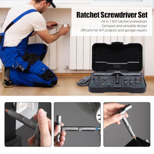 Set de Carraca DIY 24 en 1 con Accesorios Magnéticos miniatura 5