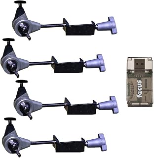 HME Products T-Post Trail Camera Holder (4-Pack) Bundle with Card Reader (5 Items) Hunting Made Easy (HME) - Hunting Made Easy (HME)