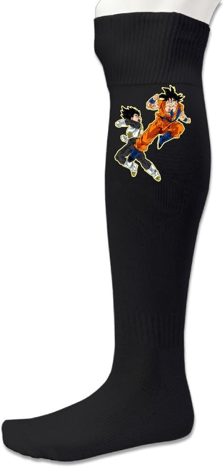 Dragon Ball Z Goku Vs Vegeta Men Comfortbale Athletic Football Sock