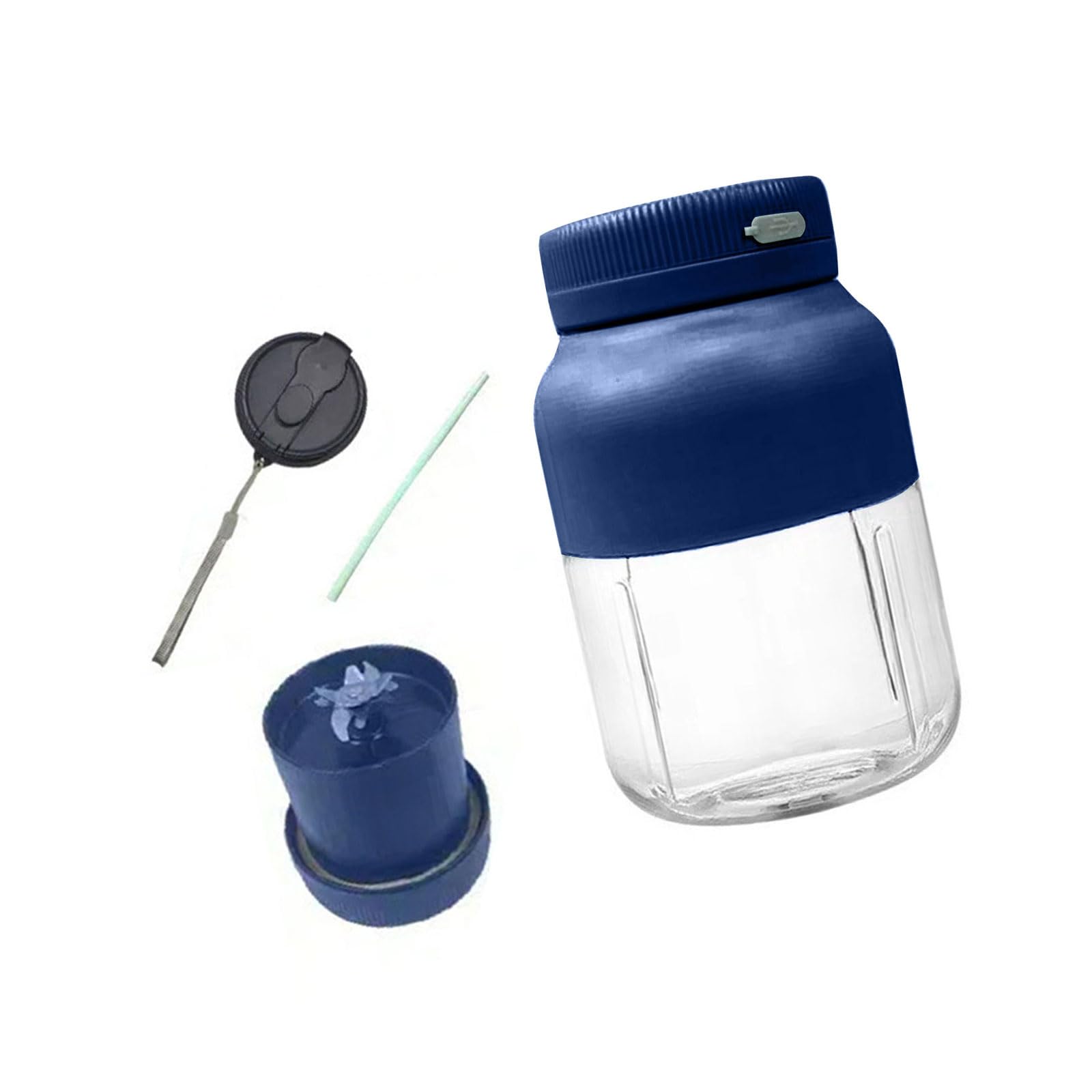 Hsyzygian Dense Travel Combiner with 1300ml Capacity Quiet Motor for Crushing Ice Making Shakes Liquid Powerful Container Quick Cleansing Feature Transportable Combiner