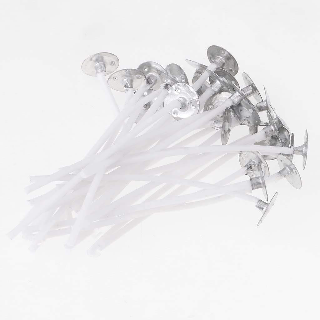 Stoppini Candele 100pz Kit Stoppini Candele 100 Pezzi 20 Cm - Con Adesivi E Supporti Legno Per Cera Stoppini 20 Cm 100 Pezzi - Foto 13