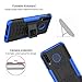 RioGree for Samsung Galaxy A20 Case, Galaxy A30 / Galaxy A50 Case with Screen Protector [2 PCS] Kickstand for Men Women Heavy Duty Durable Phone Shockproof Cover Skin TPU, Blue