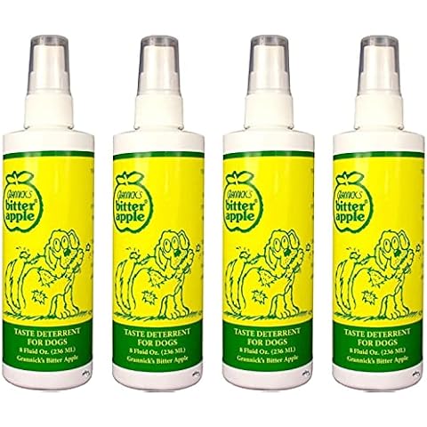 Grannick's Bitter Apple Deterrent for Dogs 8 oz Spray Bottle - Pack of 4 Cover