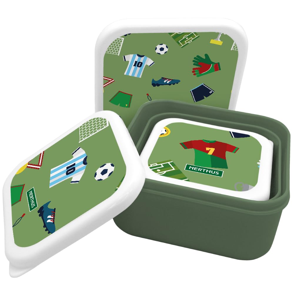 NERTHUS FIH 1329 Stackable Containers for Children, Set of 3 Containers for Children, BPA Free
