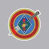 Magnet 2nd Battalion 7th Marine Regiment Outline Magnetic Vinyl Car Magnet Bumper Sticker