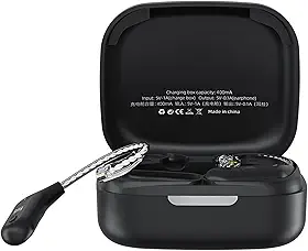 CCA Adaptador Bluetooth KZ AZ09 IEM, módulo Bluetooth 5.4, gancho de ouvido extra à prova d'água sem fio, cabo de bateria de longa duração para KZ ZS10 PRO/X/2, ZSN Pro/X, AS16 PRO, Zax, ZAR, CRA/C12