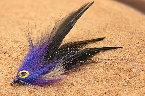 Saltwater Mullet Fishing Fly - Tarpon, Snook & Reds - 3 Pack...
