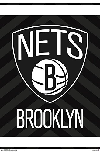 Trends International Brooklyn Nets Logo Wall Poster 22.375" x 34"