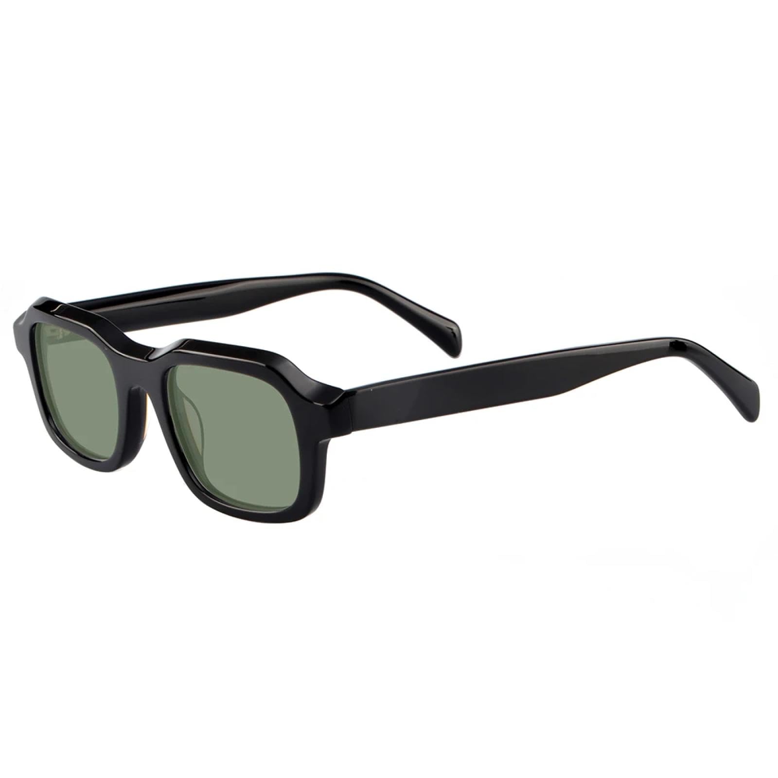 Gafas de sol de acetato para mujer y hombre, estilo steampunk, pequeñas, polarizadas, UV400.