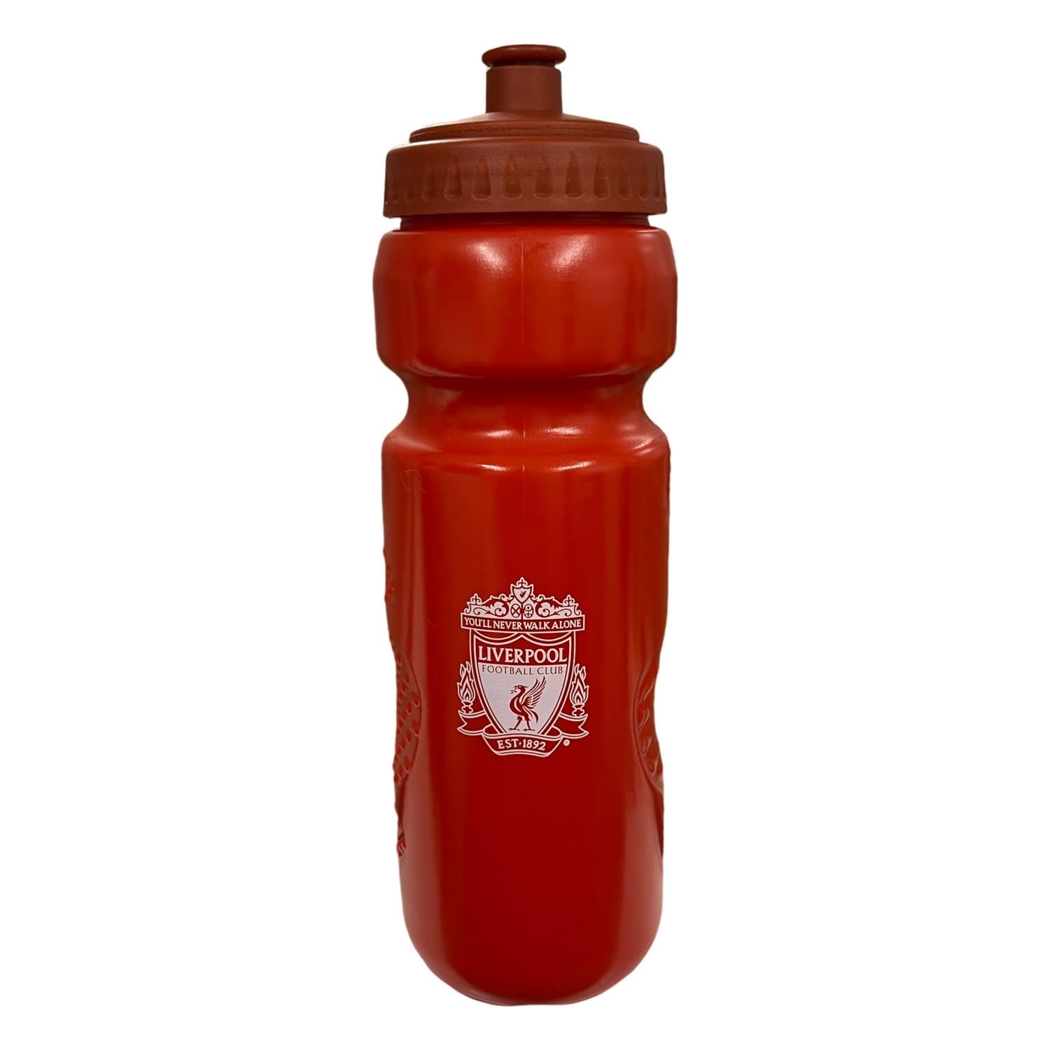 Liverpool FC Bio Poly Water Bottle, Red, Plastic, 750ml, Sports Hydration Container with Club Logo