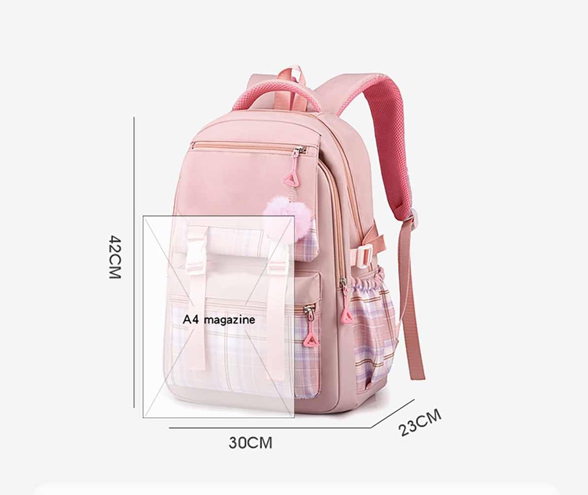 Harajuku Rucksack mit großem Fassungsvermögen, wasserabweisend, Laptopfach, Schulrucksack für Uni– Perfekt für STAY Fans