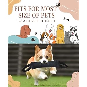 Clysrou Dog Tug Toy Dog，Tough Jute Bite Pillow – Lasting, Training Equipment – Puppy to Large Dogs Interactive Toy.