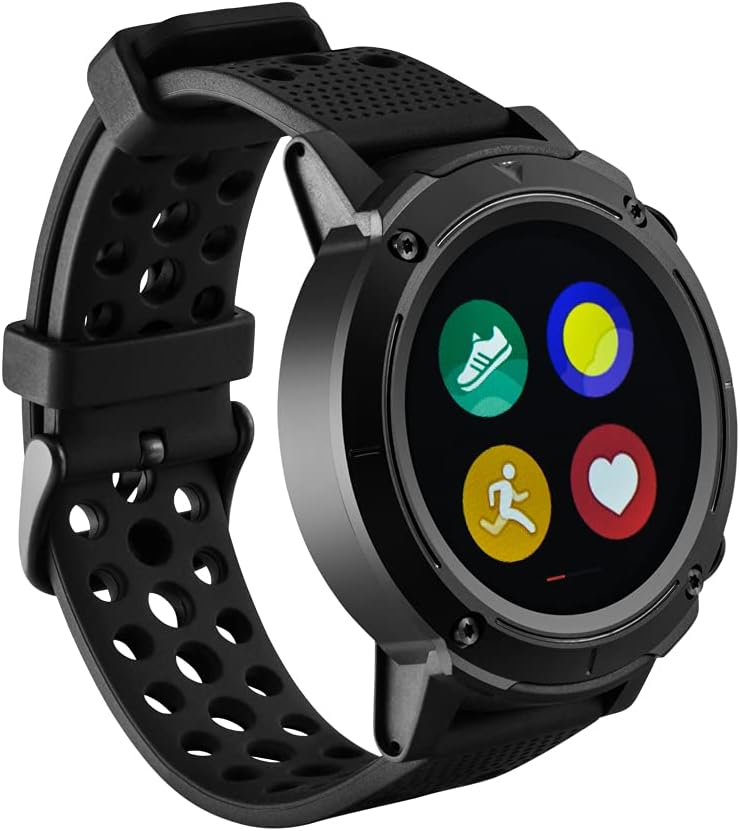 Canyon CNS-SW82BB Smartwatch with app icons