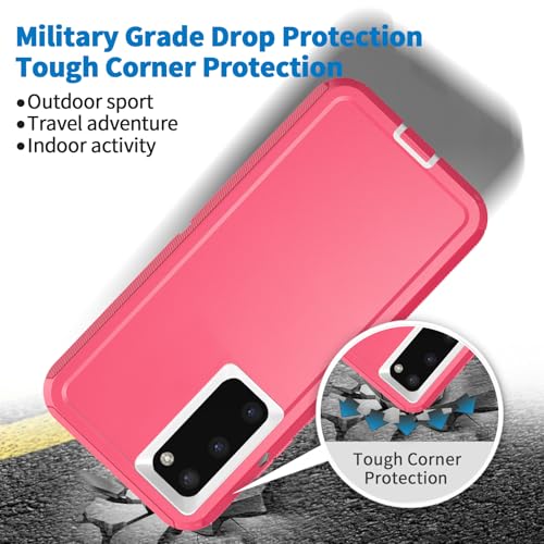 Coque Samsung S20 Plus 5G antichoc - Protection intégrale robuste rose