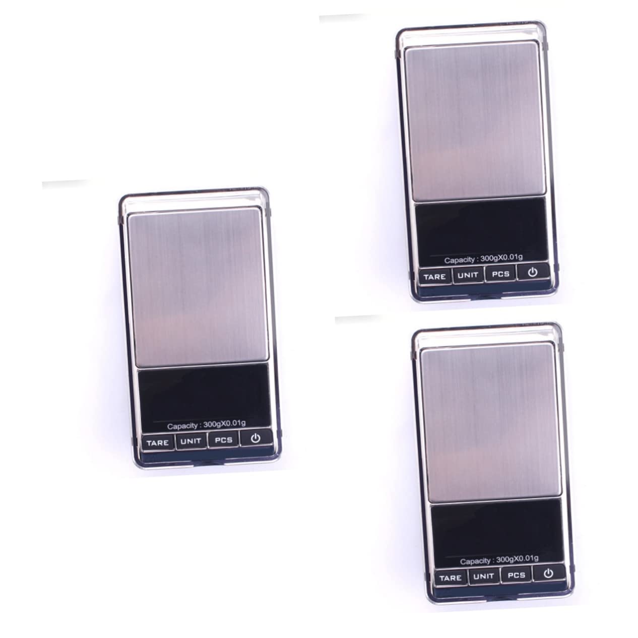 ABOOFAN 3 Stücke Elektronische Taschenwaage Für Schmuck 300g 0 01g Auflösung Tragbare Grammwaage Hintergrundbeleuchtung Lcd