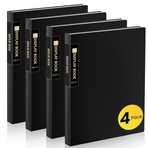 Organisateur de documents pour le bureau à la maison avec poches transparentes lot de 4