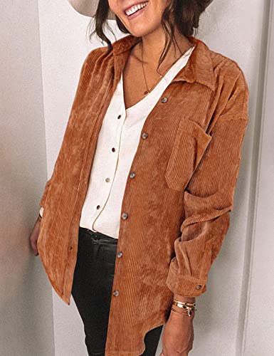 Saslax-Womens-Corduroy-Shirt-Long-Sleeve-Oversized-Button-Up-V-Neck-Blouses-Tops-Loose-Shacket-Jacket
