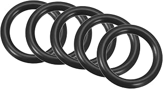 QUARKZMAN 20mm x 14mm x 3mm Nitrilo Goma Juntas Tóricas x 5uds Redondo Junta Arandela para Grifo Plomería Reparación Sellado Conexión [Negro]