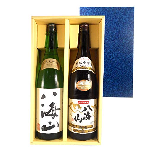 八海山 純米大吟醸&特別本醸造 1800ml 2本 ギフトボックス 飲み比べセット 誕生日 ギフト 日本酒