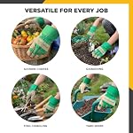 Wells Lamont Gants de jardin et de travail pour enfants avec cuff de sécurité, convient aux jeunes de 5 à 8 ans (952M)