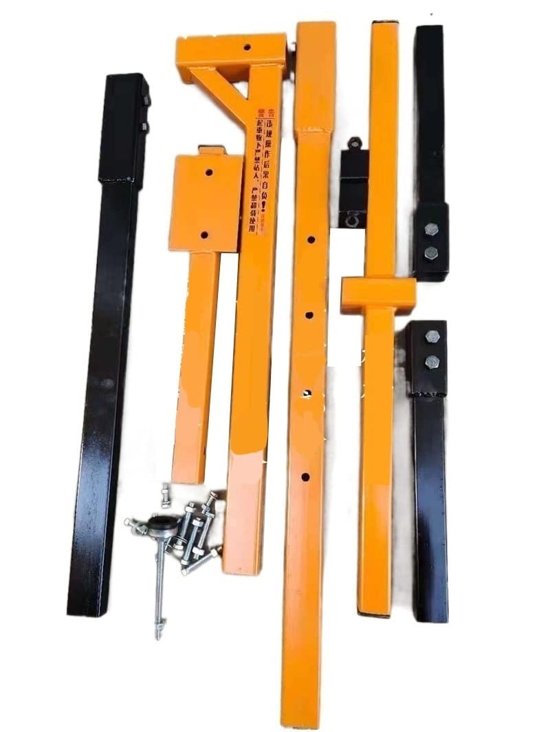 Soporte de instalación duradero y grúa plegable para climatizadores de 1 a 5 HP