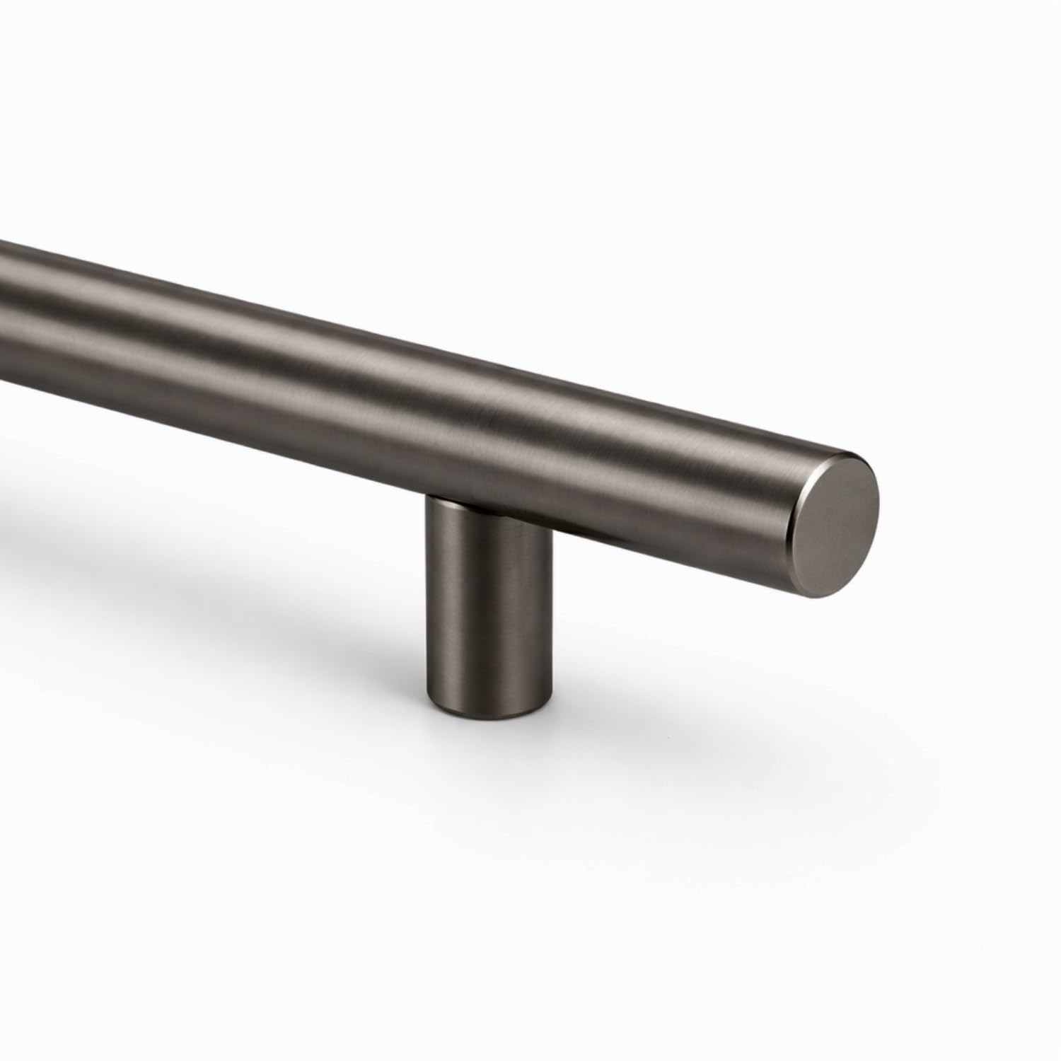 224 mm (1 Adet) Titanyum Renk Metal Mobilya Mutfak Dolap Çekmece Dolabı Kulbu Kulpu Kulpları