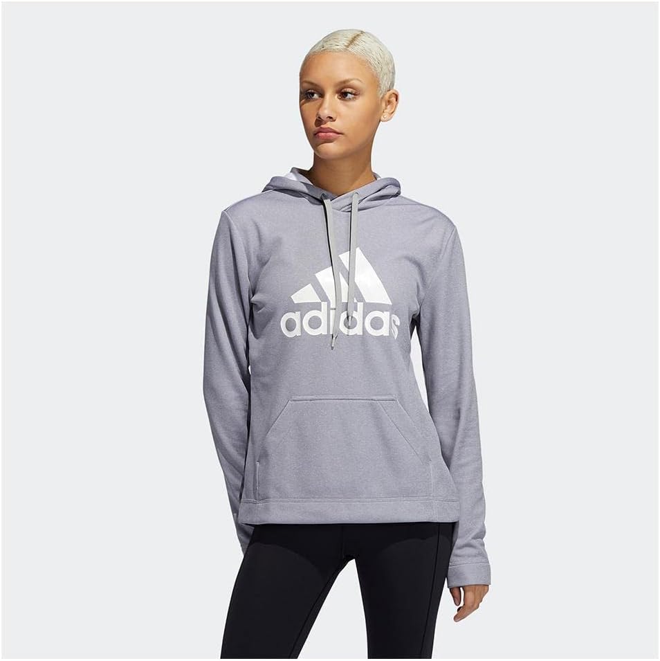 adidas Women's Game and Go Big Logo Hoodie, Victory Blue/Victory Blue
