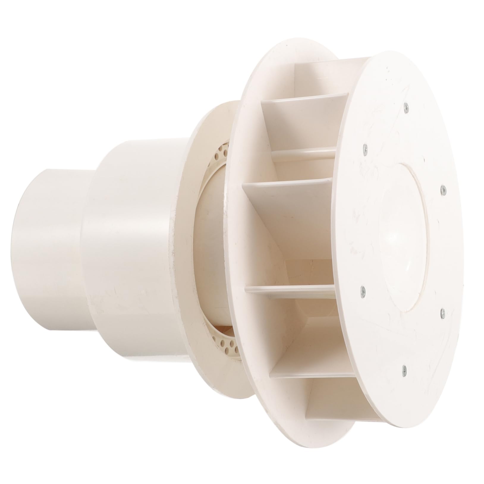 Angoily Bajante de Canalón de Lluvia Filtro de Pvc Blanco, Sistema de Drenaje Lateral Principio de Sifón Mantenimiento para Canalones de Agua