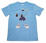Sesame Street Dumbbell Cookie Monster Playera gráfica de rendimiento activo - - XX-Large
