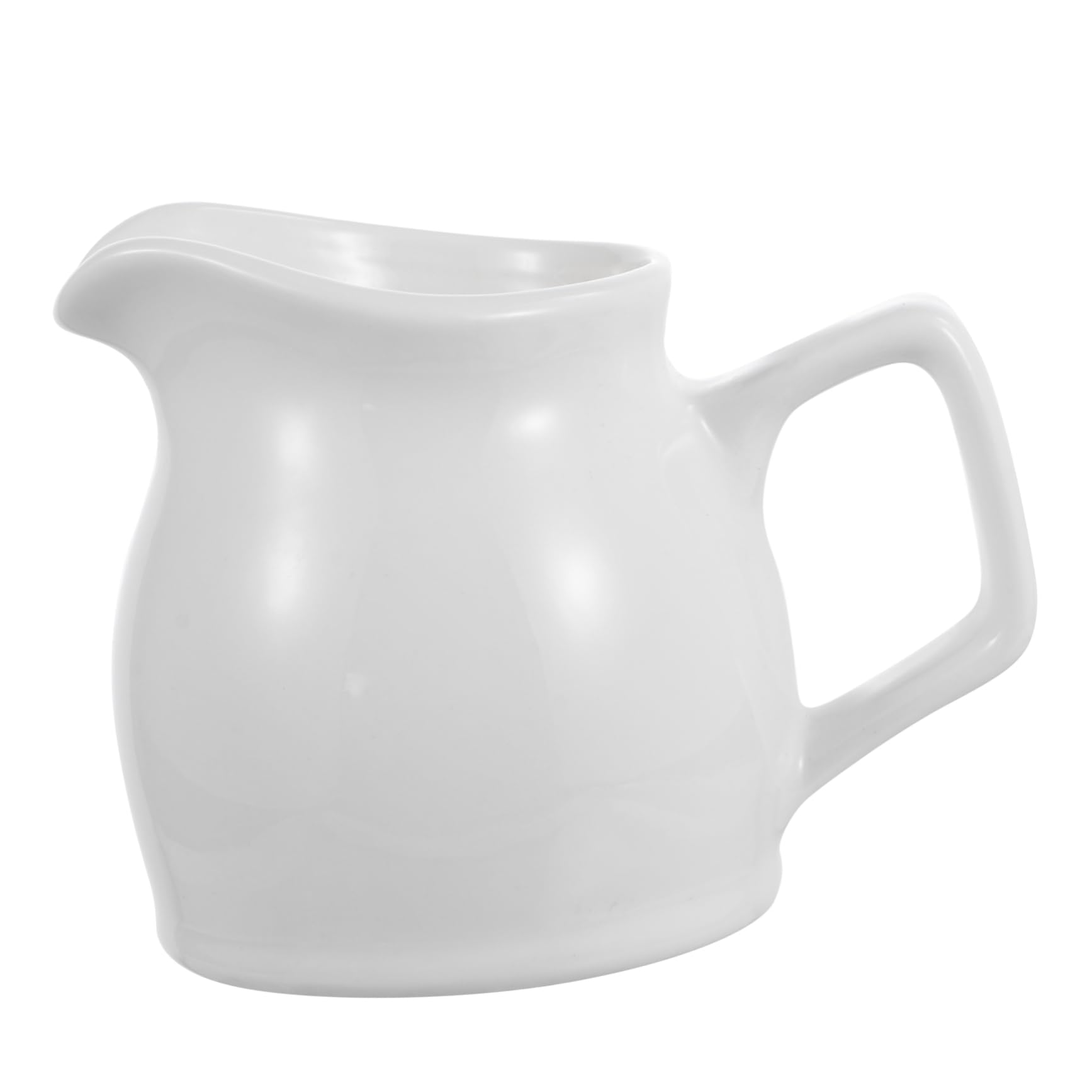 Sauce Bucket Coffee Mugs Coffee Creamer Espresso Cup Mini Nspressso Cream Container Jug for Ceramic Coffee Frothing Cup Ceramic Coffee Milk Creamer Milk Cup Ceramics White NAMOARLY