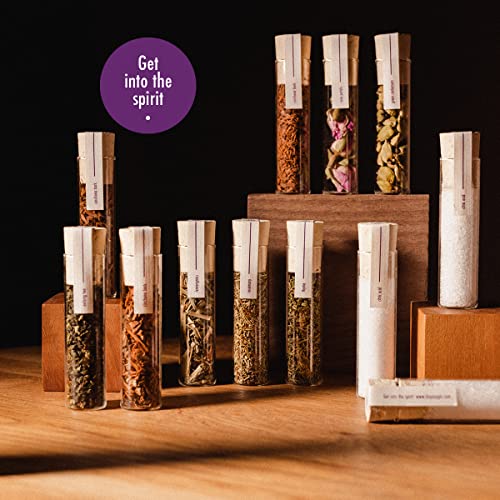 DOE JE TONIC | Doe-het-zelf tonic waterset | Gin Tonic Siroop Cocktail | 12 botanicals in mooie kruidenpotjes | Perfect… - Image 4