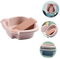 Vista 8 de 1 Unidades Lavabo Herramientas para el hogar Tabla de lavado de plástico Tabla de lavado de ropa Lavabo Lavabo Lavabo Dormitorio Lavabo grande Pp