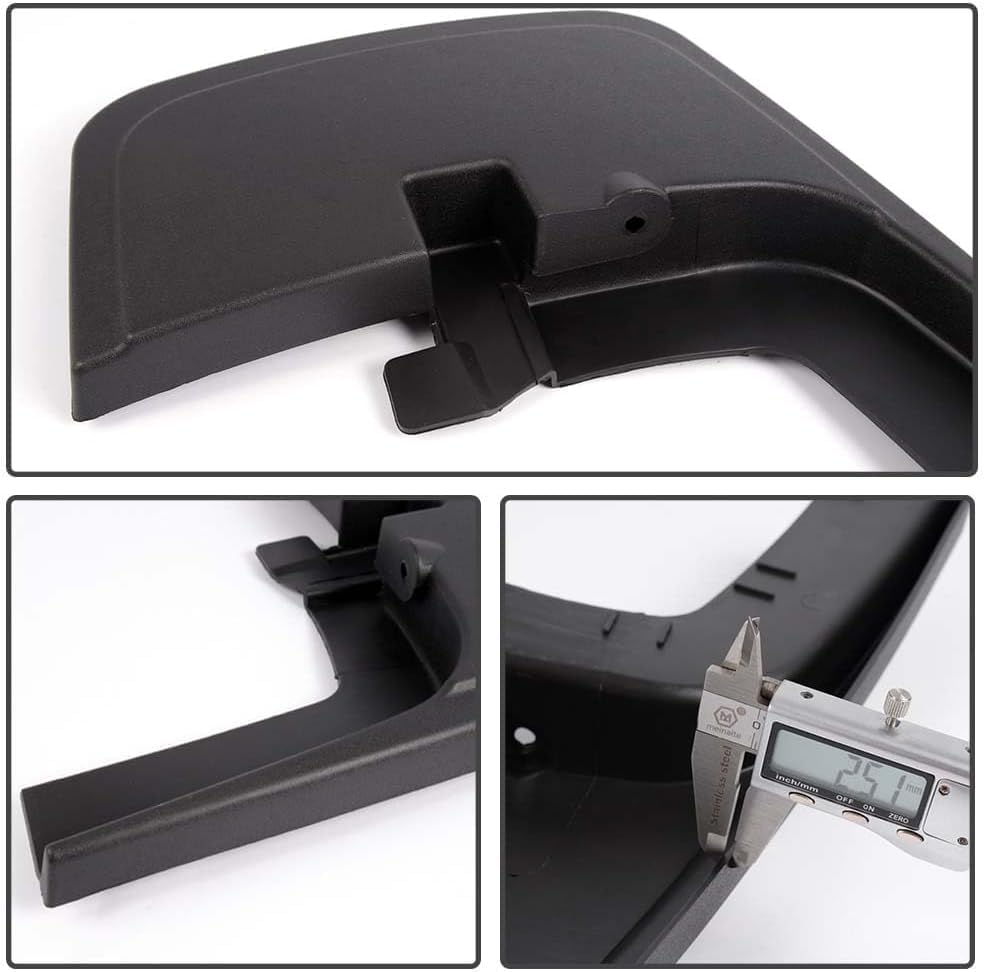 Miniatura 8 de ALLGOOD Protectores de barro delanteros y traseros, aletas de barro compatibles con Ford F150 F-150 2015 2016 2017 2018 (para camiones con