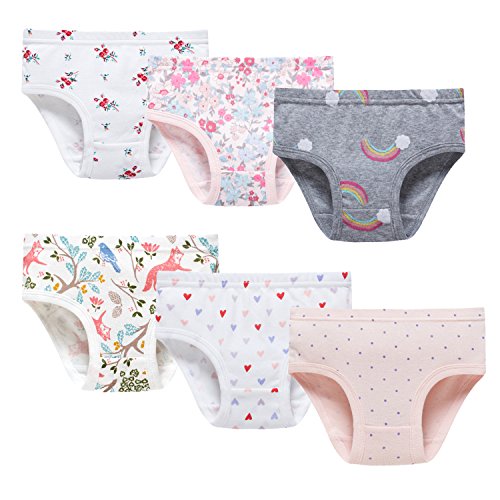 Image of Boboking Baby Soft Cotton Underwear Little Girls'Briefs Toddler Undies