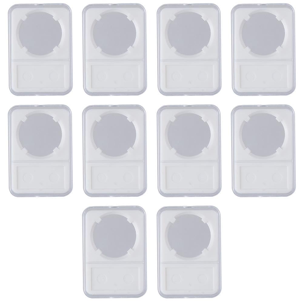 Risedot 10PCS Coin Slab Display Holder Storage,Coin Holders for Colletors The Coin Collection Supplies