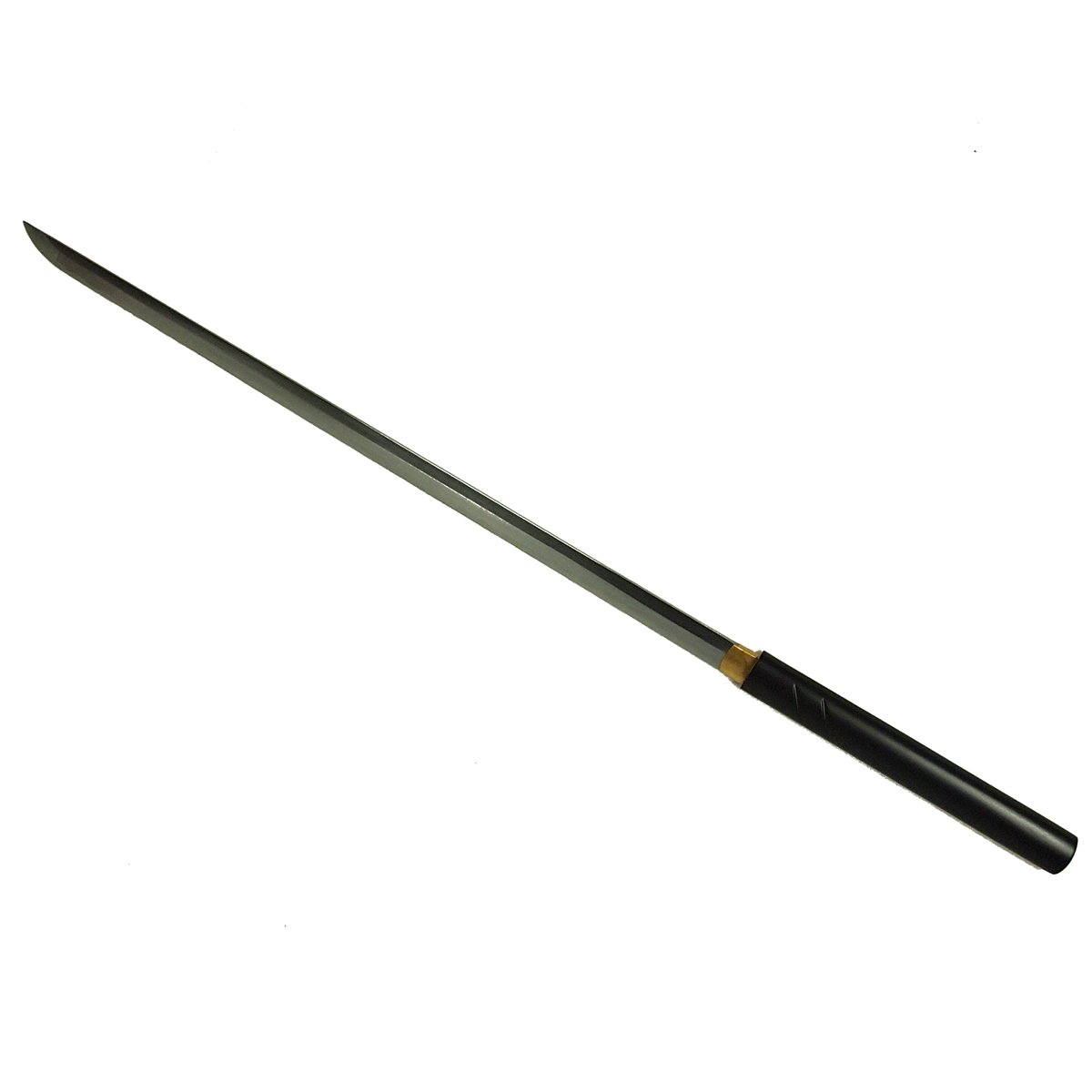 Zatoichi Katana schwarz mit Klinge aus 1045 Carbonstahl