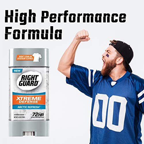 Right Guard Xtreme Defense Desodorante Gel Antitranspirante 4 oz 6 pack miniatura 5