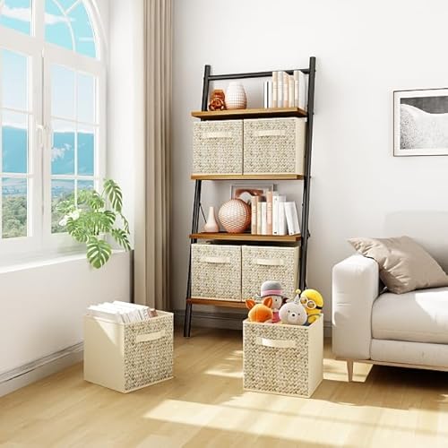 Wisdom Star 6 Pack Fabric Storage Cubes With Handle, Foldable 13X13 Inch Large Cube Storage Bins, Storage Baskets For Shelves, Storage Boxes For Organizing Closet Bins #TOP20