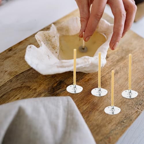 100 mechas para velas de fibra natural trenzada miniatura 5