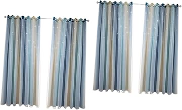 VOSAREA 4 Peças Persianas De Capuz Painel De Cortina De Isolamento Térmico Cortina De Poliéster Malva Cortinas De Voile De Quarto Simples Cortinas De Sombra De Sol E Cortinas Sombreamento