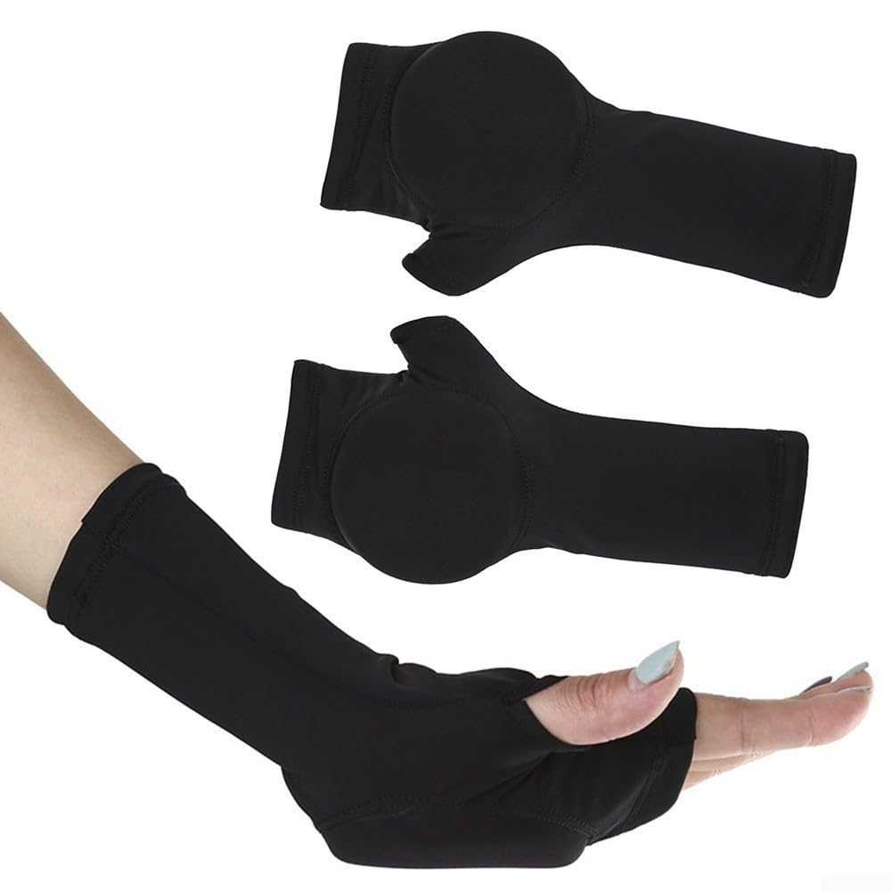 ZYWUOY Ice Skating Hand Guards, Nylon Ice Skating Hand Protective, Figure Hand Wrist Guards Pad Cover, For Safe Figure Skating And Skiing(L)