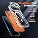 toushion 3 in 1 for iPhone 17 Pro Case Clear,Fits MagSafe, Not Yellowing, Screen Protector*1 Camera Lens Protector*1, Military-Grade Protection for Phone Cover 6.3 inch