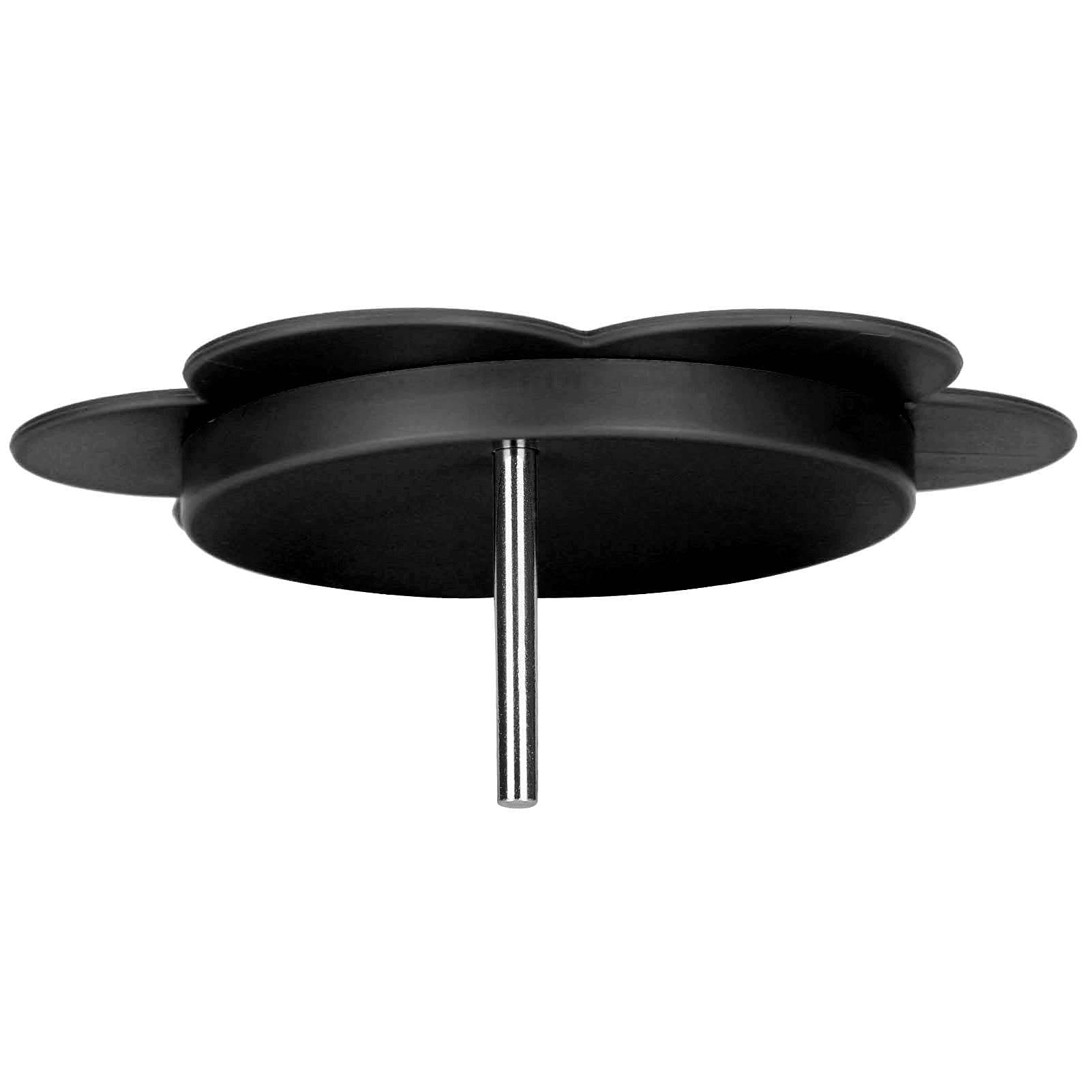 Set di 30 spille a forma di fiore da 58 mm, spille vuote per lavori creativi fai da te. (Nera)